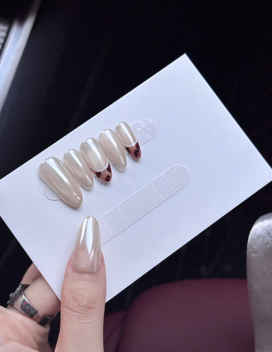 Glassa al caramello e perle